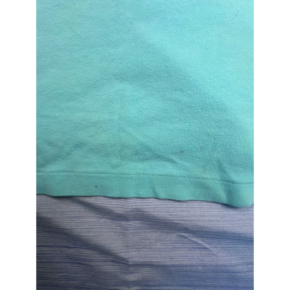 Polo Ralph Lauren Mens Medium Turquoise Aqua Blue Short Sleeve Cotton Polo Shirt
